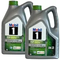 Produktbild: 2x5 Liter Mobil 1 ESP X2 0W-20 Motoröl  VW 508 00 509 00 GM OPEL Dexos D 0W20 C5