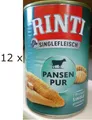 Produktbild: Rinti Singlefleisch Pansen pur - 12 x 400 g (€ 7,26/kg) getreidefrei