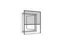 Produktbild: Windhager Insektenschutz Rollofenster zum Einhängen, Insektenschutz-Rollo, Fensterrollo als Mückenschutz, Fliegengitter, Selbstbausatz 130 x 160cm, anthrazit