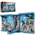 Produktbild: Reobrix 66039 Book of the Kings – 3307 Teile Fantasy Book Nook Buchstütze LED