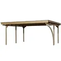Produktbild: Weka Doppelcarport 616 A mit Rundbogen 500 x 500 cm