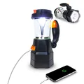Produktbild: SELBST-SICHER 4in1 LED Laterne aufladbar | Notfallradio | Powerbank | Handyladegerät | SOS-Sirene | optimal bei Stromausfall, Blackout, Camping und Freizeit