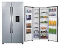 Produktbild: Side by Side Kühl-Gefrierkombi silber 439 L NoFrost Wasserspender PKM/ B-WARE