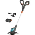 Produktbild: Gardena EasyCut P4A Ready-To-Use Set 18 Volt - Akku-Rasentrimmer - grau/türkis