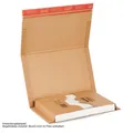 Produktbild: 20 x ColomPac CP02014 Buchverpackung 330x270mm Versandkarton C4+ braun Wellpappe