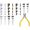 Produktbild: Reißverschluss Reparatur Set 60 Stück Metall Zipper Ersatz für Kleidung Taschen