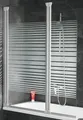 Produktbild: Schulte D1653 Badewannenfaltwand Badewannenaufsatz Faltwand Dekorglas ab Lager