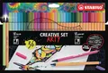 Produktbild: STABILO - Fineliner & Premium-Filzstifte - point 88 & Pen 68 - ARTY - 36er Pack - 17x point 88 in 17 Farben, 19x Pen 68 in 19 Farben