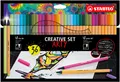 Produktbild: STABILO point 88 / Pen 68 Kreativ-Set ARTY 36er Kartonetui