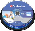 Produktbild: Verbatim BD-R SL DATALIFE 25GB 6X 10 pk spindel, 43804