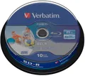 Produktbild: Verbatim Blu-ray-Rohling 10 Rohlinge Blu-ray BD-R full printable 25GB 6x Spindel