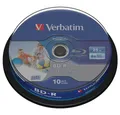 Produktbild: Verbatim Blu-ray-Rohling Verbatim 43804 Blu-ray BD-R Rohling 25 GB 10 St. Spindel Bedruckbar
