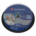 Produktbild: 10x Verbatim BD-R Datalife 25GB Rohlinge 6x Schreiben bedruckbar Spindel Cakebox