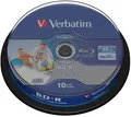 Produktbild: 10 Verbatim Rohlinge Blu-ray BD-R full printable 25GB 6x Spindel