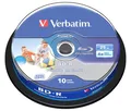 Produktbild: Verbatim BD-R 25GB/1-6x 43804 (VE10) Blu-ray-Rohlinge BD-R