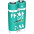 Produktbild: ANSMANN Telefon Akku AA, 2 Stück, 1600 mAh 1,2V NiMh