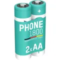Produktbild: Ansmann 1312-0038 Mignon (AA)-Akku NiMH 1600 mAh 1.2 V 2 St. (2 Stk., AA, 1600 mAh) (1312-0038)