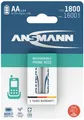 Produktbild: Ansmann 1312-0038 Mignon (AA)-Akku NiMH 1600 mAh 1.2V 2St.