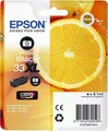 Produktbild: Epson 33XL 8.1 ml Größe XL Photo schwarz Original Blisterverpackung Tintenpatrone für Expression Home XP-635 830 Premium XP-530 540 630 635 640 645 900 (C13T33614012)