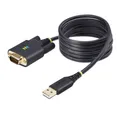 Produktbild: USB-Kabel Startech 1P6FFC-USB-SERIAL Schwarz 2 m