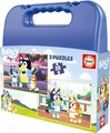 Produktbild: Educa - 2er Set Bluey Kinderpuzzle mit 20 Teilen. Größe: 28 x 20 cm. Empfohlen für Kinder ab 4 Jahren (19966) EDUCA