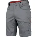 Produktbild: Würth MODYF Arbeitsshorts Stretch X Kurze Arbeitshosen für Handwerker Komfortable, strapazierfähige Shorts mit Flexibilität grau 66