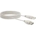 Produktbild: Usb 2.0 Verlängerungskabel Ck1502 531 Grau, 2m, 1x Usb 2.0 A Stecker / 1x Usb 2.0 A Buchse Usb-kabel & Stecker - Schwaiger