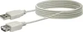 Produktbild: Schwaiger USB 2.0 Verlängerungskabel CK1502 531 grau, 2m, 1x USB 2.0 A Stecker / 1x USB 2.0 A Buchse