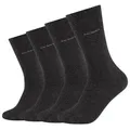 Produktbild: Camano Socken ca-soft (4 Paar) mit verstärktem Fersen- und Zehenbereich grau 35-38