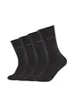Produktbild: Camano Unisex Socken für Damen und Herren Businesssocken Komfortbund Bequem Langlebig Baumwolle Soft mit verstärktem Fersen- und Zehenbereich 4er Pack 35/38 anthracite