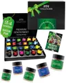Produktbild: Hallingers Genuss Manufaktur Wild Gewürze Geschenkset – 24 aromatische Wild- & Jagdgewürze aus aller Welt im Glas, edle Box, Gewürze Set 