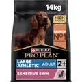 Produktbild: Pro Plan Large Athletic Adult Sensitive Skin, Hundefutter trocken, reich an Lachs, 1er Pack (1 x 14 kg)