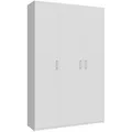 Produktbild: Kleiderschrank FORTE, weiß, B:133,2cm H:210,5cm T:42cm, FSC-zertifizierter Holzwerkstoff, Schränke, Kleiderschrank, B/H/T 133,2/210,5/42 cm, stehende Montage