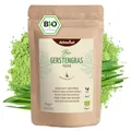 Produktbild: Gerstengras Pulver Bio 1000g | reines und natürliches Superfood in Rohkostqualität | regelmäßige Nährwertkontrollen | aus deutschem Anbau | vom Achterhof