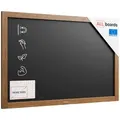 Produktbild: ALLboards Tafel ALLboards Kreidetafel Holzrahmen Schreibtafel Wandtafel 60 cm x 90 cm