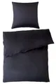 Produktbild: Kaeppel Bettwäsche JARI, Mako-Satin, Schwarz, 135 x 200 cm, Baumwolle