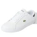 Produktbild: Lacoste Herren Low Sneaker POWERCOURT Weiß Schwarz Glattleder, Farbauswahl:weiß, 9999-englisch-eu-mapping:42