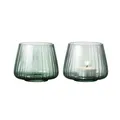 Produktbild: Bitz Kusintha Glas green Teelichthalter Set 2-tlg.