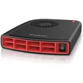 Produktbild: Brandson Keramik Heizlüfter 1000W, Innenraumheizung, mobile Autoheizung, PKW, Entfroster Standheizung, Überhitzungsschutz, schwarz/rot - Schwarz/Weiß