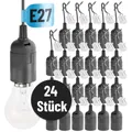 Produktbild: greate 24x Baufassung E27 Lampenfassung 60W Baustellenfassung Lampe Fassung