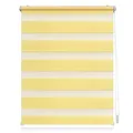 Produktbild: LICHTBLICK Doppelrollo - gelb - klemmbar - 90x150 cm Sichtschutz Rollo