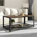 Produktbild: Couchtisch Beistelltisch Sofatisch Wohnzimmertisch Tisch Ablage Staufach LCT61X