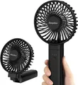 Produktbild: Handventilator Mini Tragbarer USB Ventilator Faltbar für Reisen Büro Schwarz