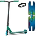 Produktbild: SOKE Stunt Scooter GO! Kick-Scooter mit ABEC 9 Kugellager Tretroller Trick Roller für Erwachsene und Kinder Zweirad Freestyle Cityroller | 2 Räder | Tragkraft 100kg Grün
