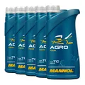 Produktbild: MANNOL 2-Takt Agro API TC JASO FB Rasenmäheröl, 5x1 Liter