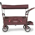 Produktbild: FUXTEC Bollerwagen FX-CT800 mit UV-geschütztem Sonnendach,Schiebegriff & Innenraumverlängerung Braun