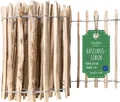 Produktbild: Creative Home Staketenzaun 5m x 50cm (LxH) | Haselnusszaun Rollzaun Lattenabstand 3-5 cm | Gartenzaun Holzzaun Rasenkante Blumenbeet Umrandung