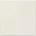 Produktbild: Jung Abdeckung LS995 - 2-fach, für Wippschalter der Serie, Duroplast, Cremeweiß