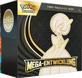 Produktbild: Pokémon-Sammelkartenspiel: Top-Trainer-Box Mega-Entwicklung: Guardevoir (1 Vollbild-Promokarte, 9 Boosterpacks & Zubehör)