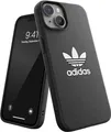 Produktbild: adidas Hülle Entworfen für iPhone 14 | Stoßfester Fallschutz | Kompatibel mit kabellosem Laden | 6,1 Zoll Schwarz-Weißes Trefoil Design | Schützende Originals Handyhülle
